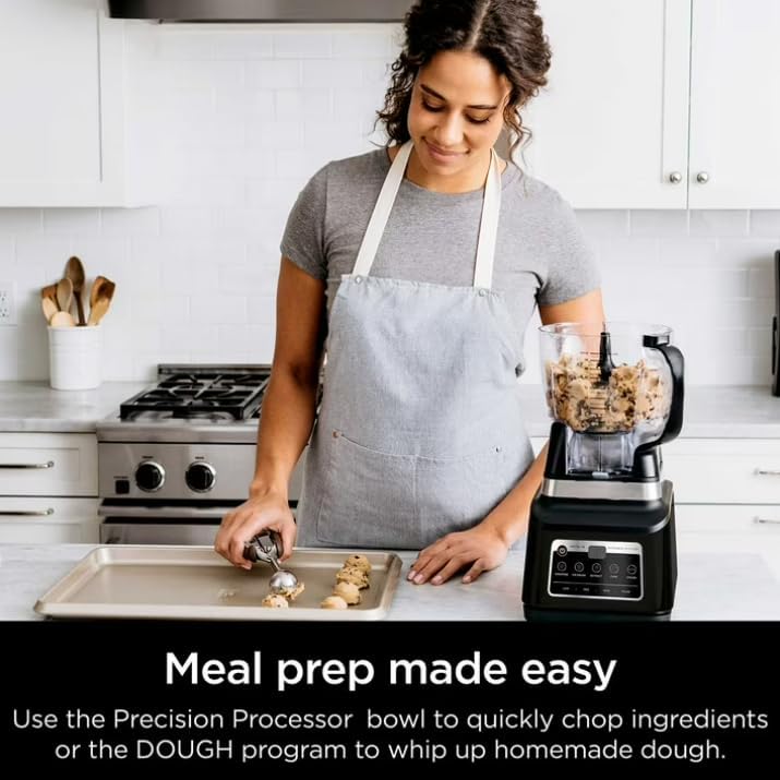 Professional System Blender Plus - 8 Cup Food Processor with Auto IQ, 1400W Power & XL Capacity