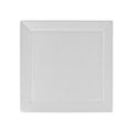 10 Strawberry Street Whittier Elite 7.25" Square Salad/Dessert Plate, Set of 6, White