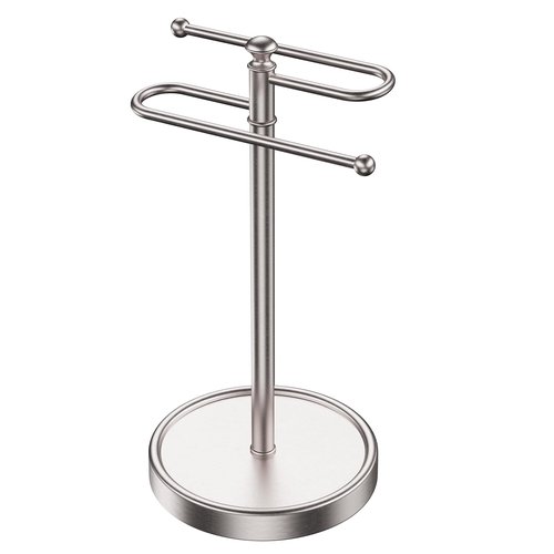 Hand Towel Holder, 304 Stainless Steel Heavy Duty S Shape Hand Towel Stand Free Standing Towel Bar for Bathroom Kitchen Countertop