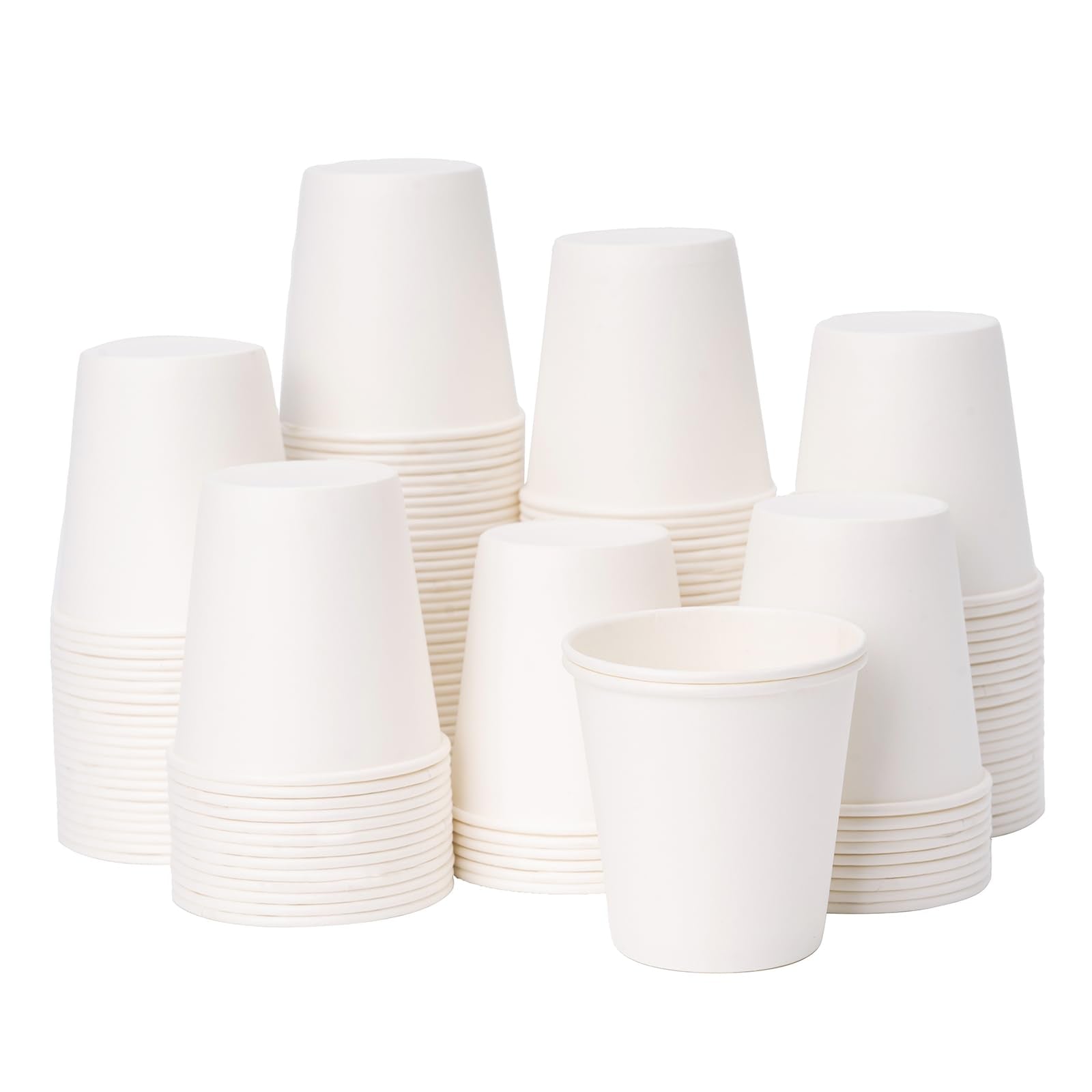 YEEHAW 3 oz 3000 Pack Disposable Paper Coffee Bathroom Cups, Small White Mouthwash Cup for Bathroom