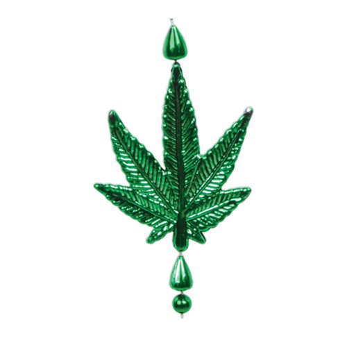 Beistle 12 Piece Green Plastic Beaded Weed Necklaces For 70's Theme Party, Celebrating With You Since 1900