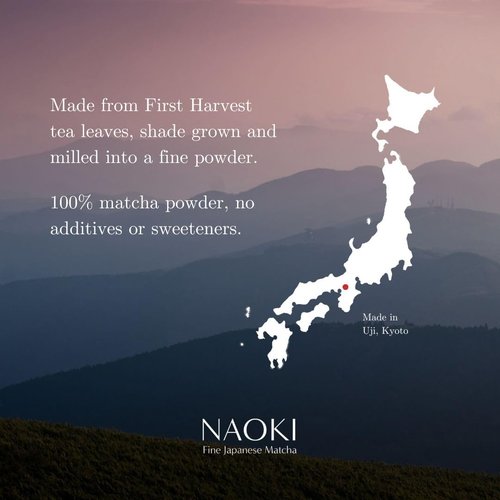 Naoki Matcha Barista Pro Blend - Authentic Ceremonial Grade Japanese Green Tea Powder (40g / 1.4oz)