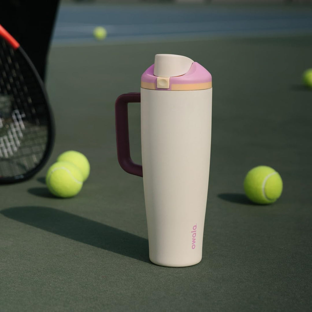 Owala FreeSip Tumbler - Insulated Stainless Steel Water Bottle with Built-In Straw & Handle | 40oz, BPA Free, Leak Proof