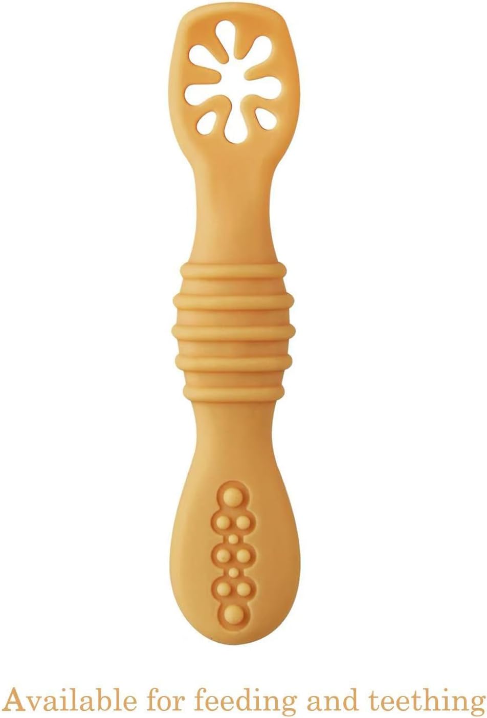 PandaEar Baby Spoons - 7 Pack Soft Silicone Self-Feeding Utensils for Toddlers | BPA-Free, Easy-Grip Design
