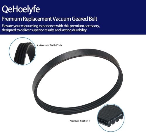 2 Pack EPH245 Replacement Vacuum Belt for Bissell 31259 2998, 2849, 3000, 3057, 28492 MultiClean Lift-Off Pet Vacuum Cleaner Grooved Belt Vega eph245# Compare to Part 1625646