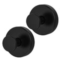 ALLVANA Removable & Reusable Suction Cup Hooks for Shower, Heavy Duty No-Drill Cup Hooks for Towels, Robes, Loofah–Wreath Hangers for Front Doors, Mount on Glass, Mirror, Tile, Doors (2BLACK)