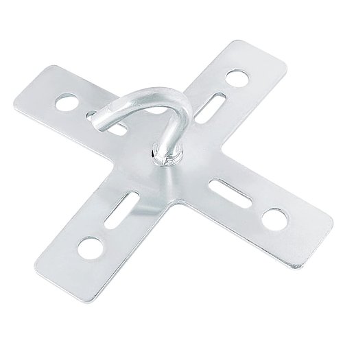 PATIKIL Ceiling Hook Kit, Cross Design Metal Plate Mount Hanger Holder Ceiling Fan Light Fixture for Hanging Light Chandelier