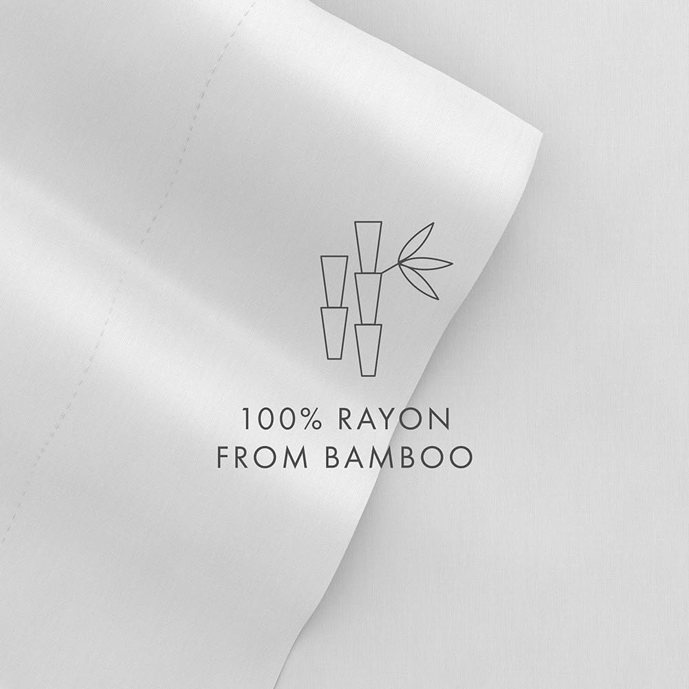 Linen Market - Queen Sheets - Cooling Bed Sheets Set - Deep Pocket Up to 16" - Breathable & Soft Bed Sheets & Pillowcases - Hotel Luxury Silky Soft - Queen Size Bed Sheets Set - 4 Piece, Light Gray