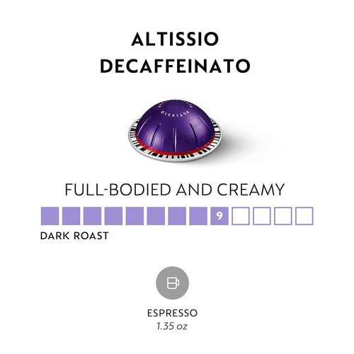 Altissio Decaffeinato Espresso (1.35 ounce), 20 Count, Dark Roast Capsule[Import from EU]