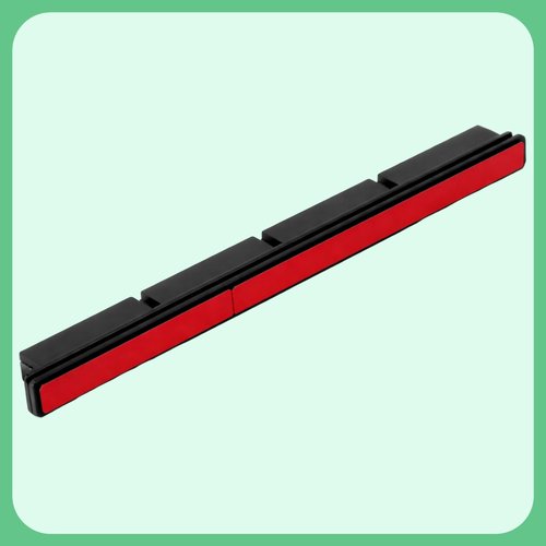 Lounsweer 2 Pack Vacuum Cleaner Magnet Strip Black 12" Replacement Vacuum Cleaner Magnet Bar with Removable Cover and Screws for Upright Vacuums