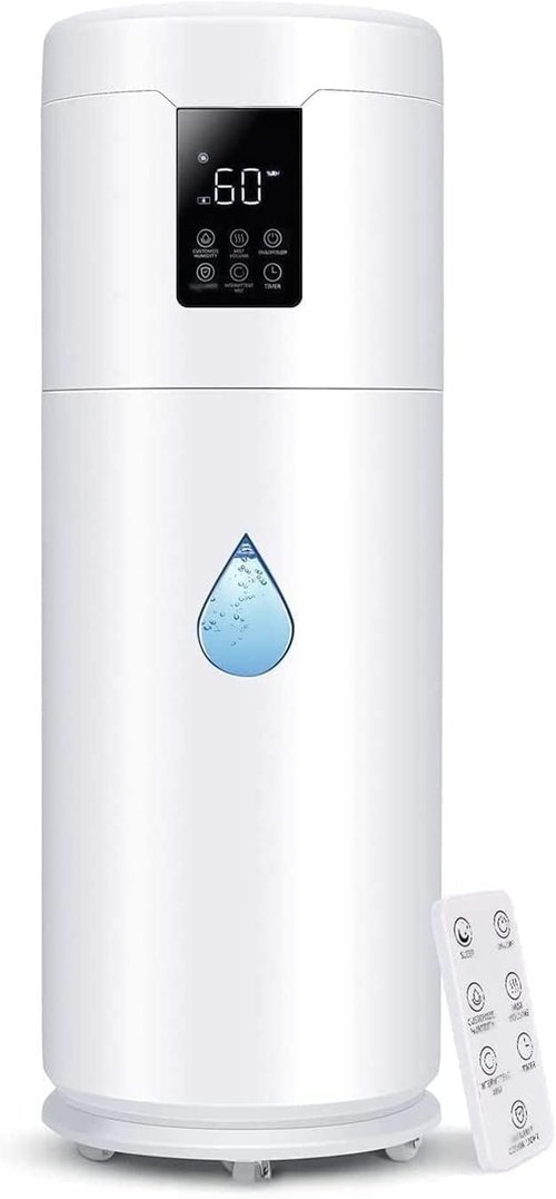 Humidifiers | Large 17L/4.5Gal Humidifier for Home & Office - 360° Nozzle & 4 Speed Mist