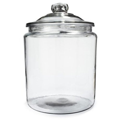 Anchor Hocking Heritage Hill Canister, Glass, 1/2-Gallon