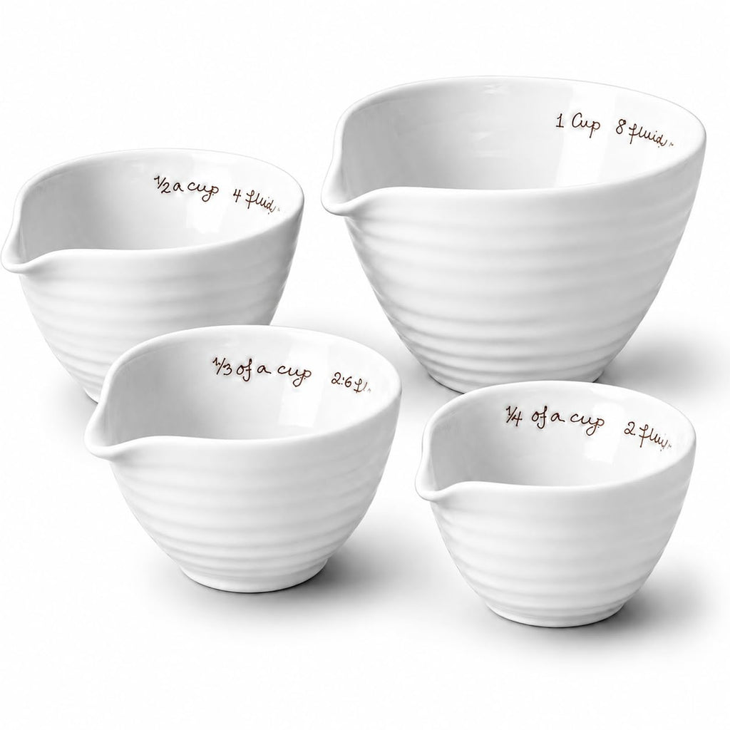 Portmeirion Sophie Conran White Measuring Cups,Set of 4