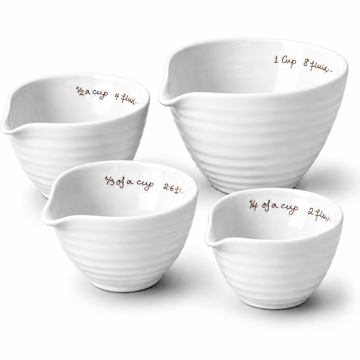 Portmeirion Sophie Conran White Measuring Cups,Set of 4