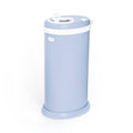 Ubbi Steel Diaper Pail - Odor Locking Design | No Special Bags Needed | Cloudy Blue Finish