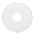 PATIKIL Ceiling Medallion, 13" OD x 3.43" ID PU Decorative Ceiling Light Medallion Chandelier Medallion Traditional Ceiling Light Cover Plate for Ceiling Light Fixtures Fans, White