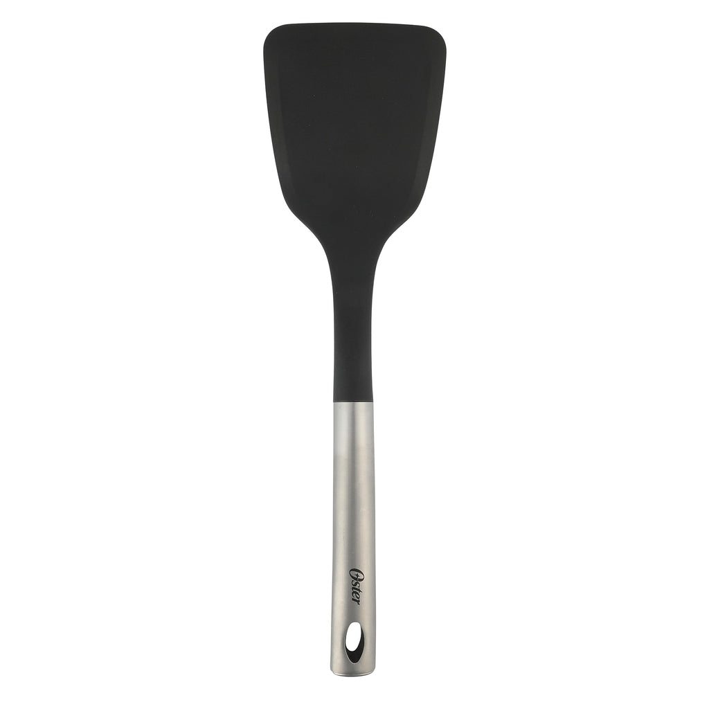 Oster Baldwyn 13" Nylon Turner Spatula - Black w/Stainless Steel Handle