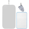WAYUTO Over Door Garment Steamer Travel Mat 22 x 47 inches with Hook, Ironing Glove & Scorch Mesh Ironing Press Pad