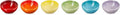 Le Creuset Set of 6 Multi-Color 2 Oz Vancouver Pinch Bowls - Perfect for Cooking & Serving
