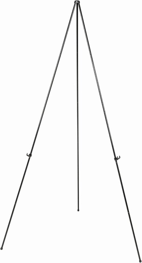 MasterVision Instant Easel - Lightweight Steel Design, 61.5" Height, Sleek Black Finish