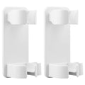 2Pack Curling Iron Holder Hot Tools Holder,Hair Dryer and Hair Tool Organizer Wall Mounted,Hairdressing Hanging Rack for Flat Irons,Curling Wands, Hair Straighteners,Combs