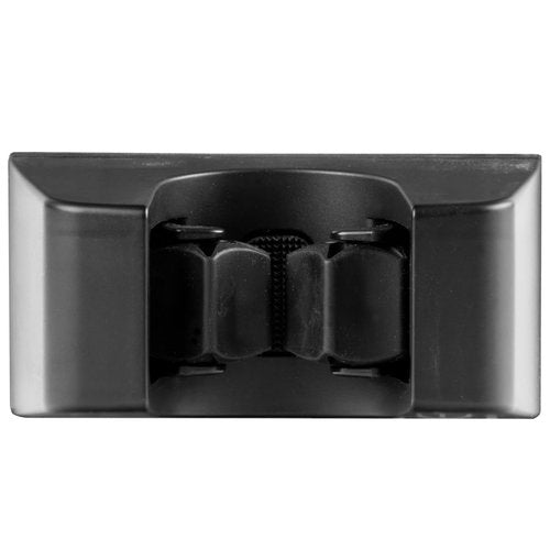 Duck EasyMounts Mop and Broom Holder - Heavy Duty Wall Mount Rack for Home Organization and Storage - No Tool Install - Holds Up to 15 lbs - Black, Pack of 1 Hook & All Hanging Hardware