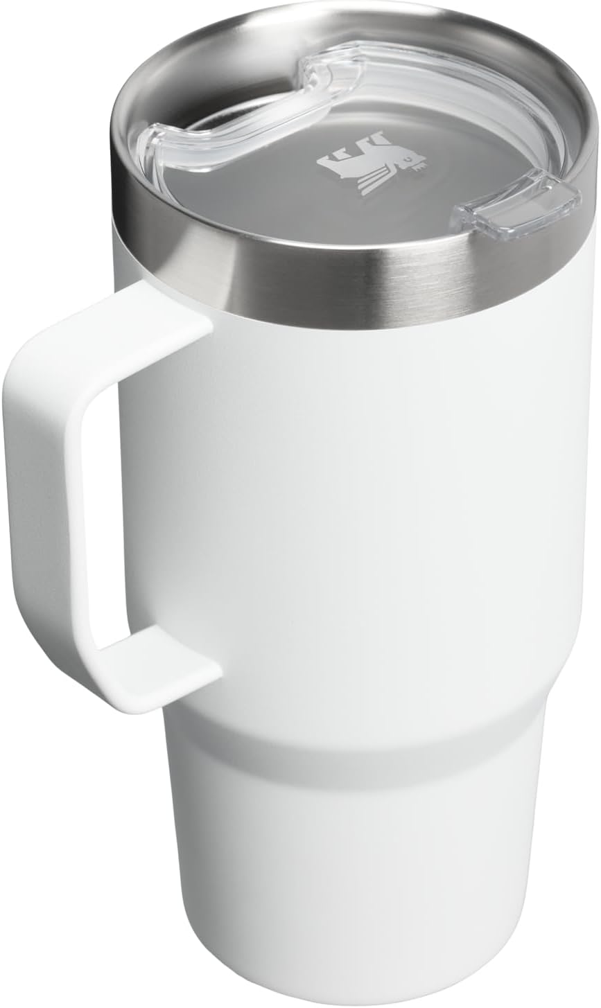 STANLEY Everyday Suburban Mug - 24 oz Insulated Stainless Steel Coffee Cup with Drink Through Lid | BPA-Free | Frost