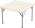 Stretchy Spandex Table Cover by [Brand Name] - 34" x 34" Ivory Fitted Tablecloth, Washable & Wrinkle-Resistant for Indoor/Outdoor Use