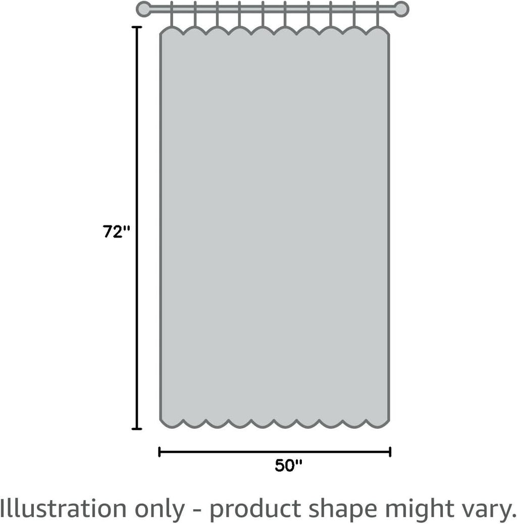 Skiennix 100% Blackout Linen Curtains - Thermal Insulated Drapes for Bedroom | 72" Long, Cream, 2 Panels Set