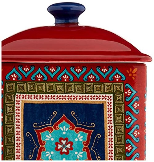 Certified International Monterrey 3 Piece Canister Set, Multicolor