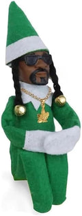Skiennix Christmas Elf Doll Ornament - Handmade Plush Decoration for Holiday Home & Garden Decor