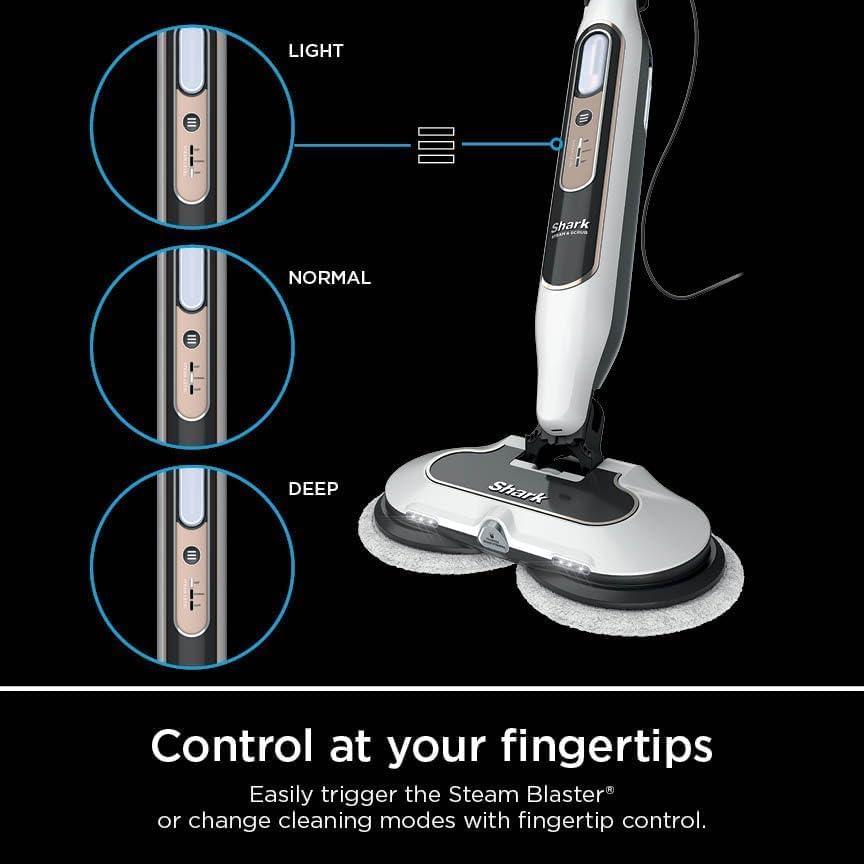 Shark S8201 Steam Mop - All-in-One Hard Floor Cleaner with Steam Blaster & LED Headlights - Bronze