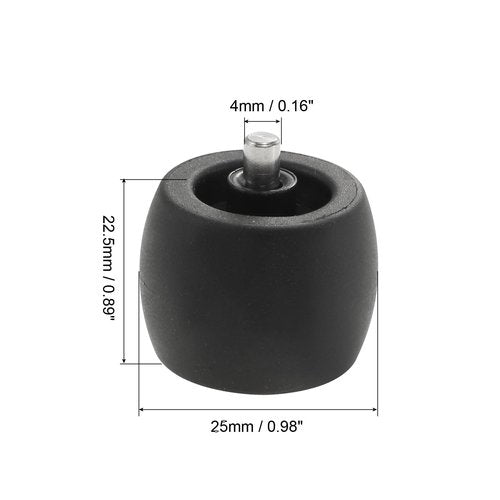 PATIKIL 2Pcs Replacement Front Wheel Part Accessories for R101AE RV1001AE UR1100SRUS AV1002AE AV1010AE RV100AE Robot Vacuum Cleaner