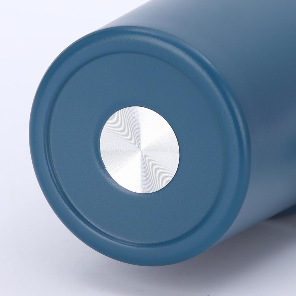Skiennix 40 Oz Insulated Tumbler - 100% Leakproof Stainless Steel Travel Mug with Handle & Straw | Navy