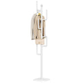 Yoobure Coat Rack Freestanding with Natural Marble Base - Cactus Coat Tree with 6 L-shaped Hooks, Heavy Duty Coat Hanger Stand, Metal Coat Rack Stand for Entryway, Hall Tree for Jacket/Hat/Clothes/Bag