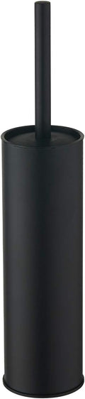 BGL Stainless Steel Toilet Brush - Durable Holder with 2 Black Bristle Heads for Effective Cleaning