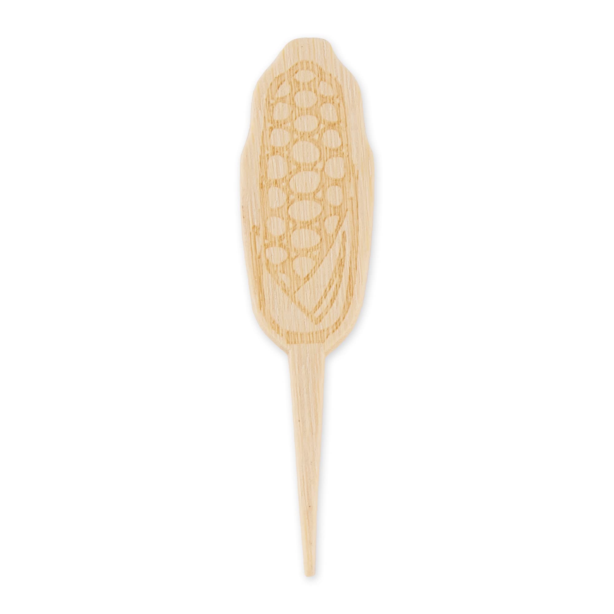 RSVP International Corn On the Cob Holders/Appetizer Picks Set Protect Hands from Heat & Mess, Disposable, 50-Count, Bamboo (Pack of 6)