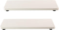 NiuYichee Water Absorbing Stone Trays - Stylish Diatomite Soap Dish for Kitchen & Bathroom | 3.15" W x 8.7" L, White