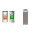 iSpring Whole House Water Filtration Replacement Cartridge Pack with Sediment and Carbon Block Filters, Model WGB21B and FWSP50