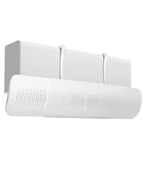 OYLUS Retractable Air Conditioner Deflector - Adjustable AC Air Deflector for Split Units, Anti-Direct Blowing Windshield, Enhances Cooling & Heating Circulation, Universal Fit