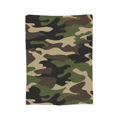 Camouflage Classic Camo Blanket Soft Comfy Flannel Throw Blankets Lightweight Warm Bed Throws Plush For Couch Sofa Camping Office Travel Home Bedroom Decor Girls Boys Kids Gifts 50"X40"
