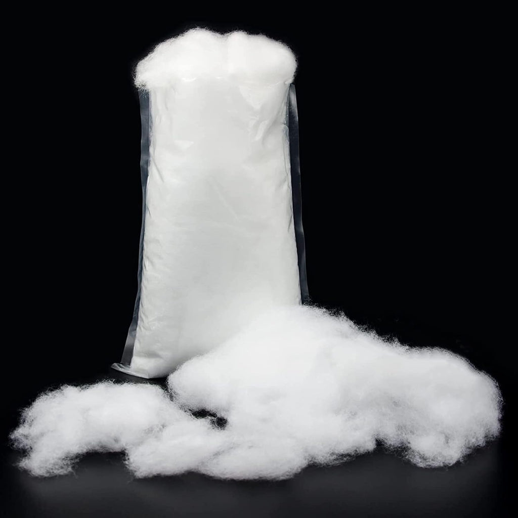 Skiennix Fake Snow Decor - Fluffy White Cotton Wool for Christmas Tree & Holiday Mantle