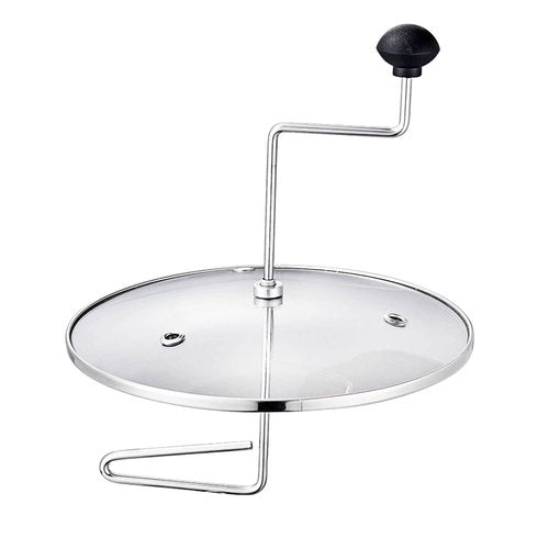 Lehman's Manual Stovetop Popcorn Popper, Stainless Steel Popcorn Maker with Stirring Rod, No Measuring Needed, Doubles as Cooking Pot