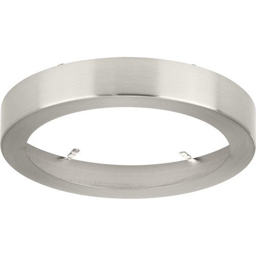 Progress Lighting 7" Edgelit Round Trim Ring Light, Everlume Collection, Indoor, P860049-009, Brushed Nickel