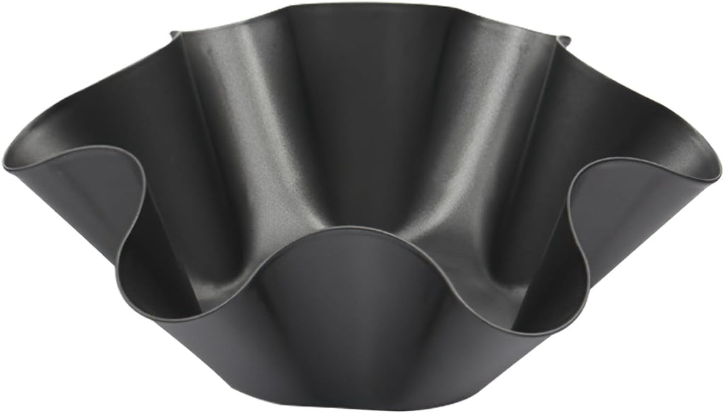 Skiennix Nonstick Taco Shell Bowl Set - 4 Large Carbon Steel Tortilla Makers for Baking & Frying
