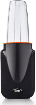 Omega PBL1000BD2 Personal Blender - Powerful 1000W Motor for Smoothies | Includes 2 Blending Cups, Black