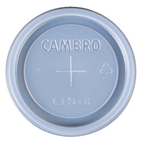 Cambro CLNT8190 Disposable Lid fits 8oz. Tumbler NT8 & HT8CW - 1000 per Case