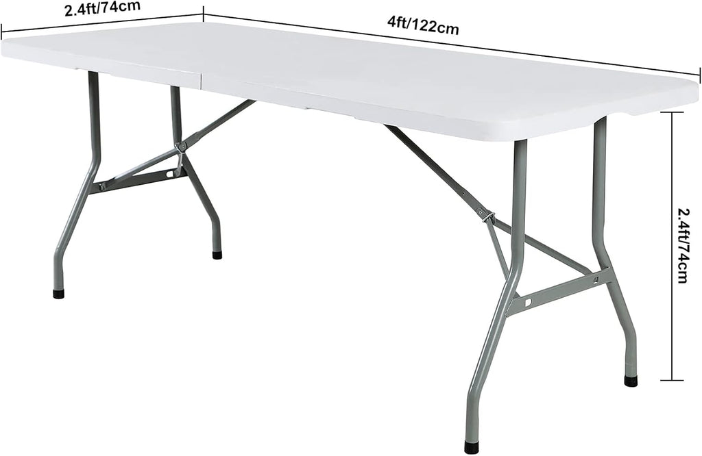 Spandex 4ft Waterproof Table Cover - Ivory | Perfect for Parties, Weddings & Events