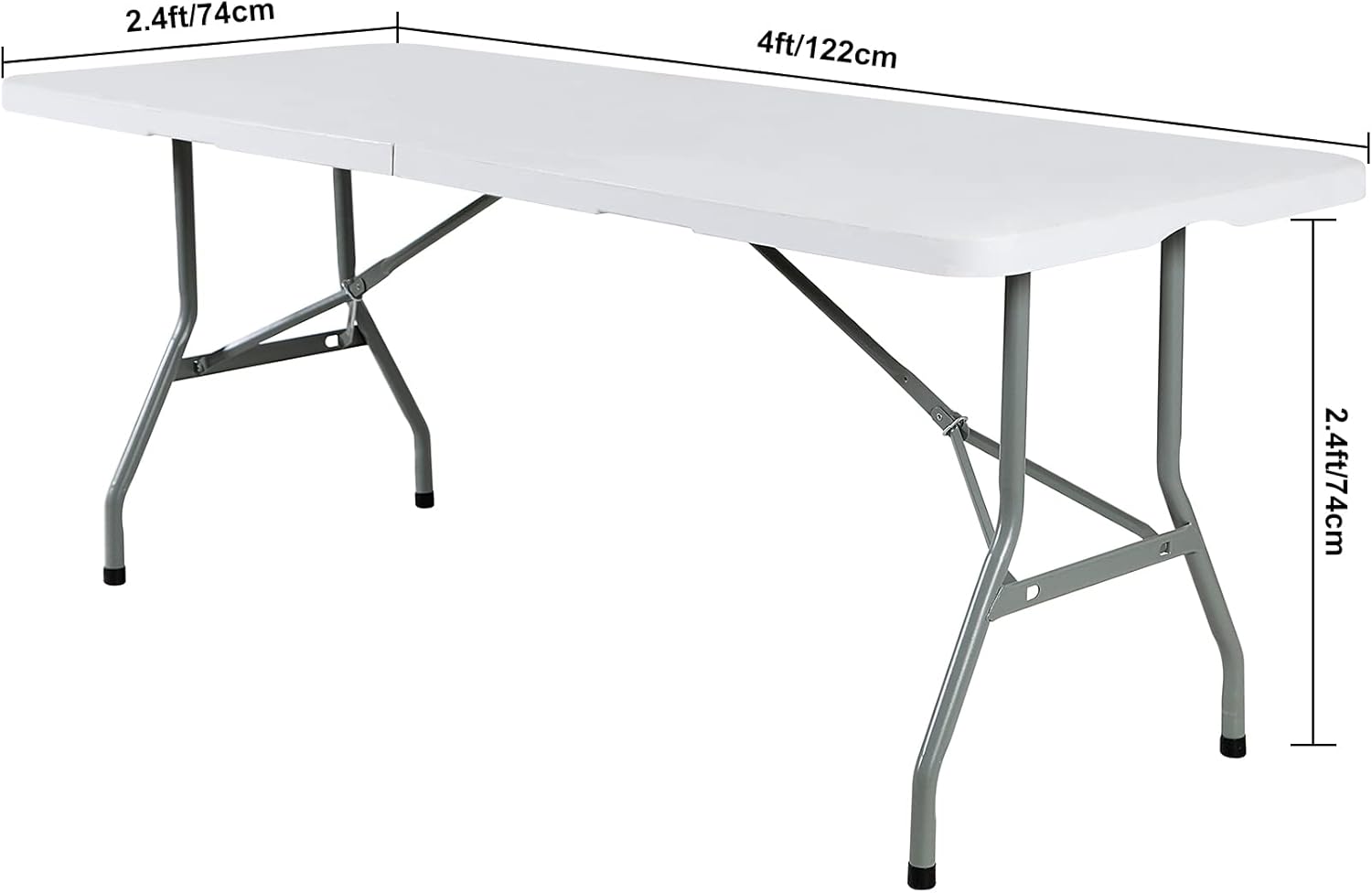 Spandex 4ft Waterproof Table Cover - Ivory | Perfect for Parties, Weddings & Events
