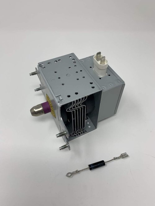 NEW Primeco WB27X10017, OM75P(10) Microwave Magnetron Compatible GE, made by OEM Parts Manufacturer 254542, AP2025937, WB27X10017, WB27X10370, WB27X10475, PS239126, 254542, AP2025937-2 Year Warranty